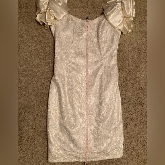 Roberta Bridal Vintage 90’s Lace Prom/Cocktail Dress - Picture 6 of 8